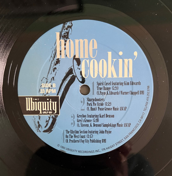 Various - Home Cookin' | Ubiquity (URLP 001) - 4 Various - Home Cookin' | Ubiquity (URLP 001) - 4