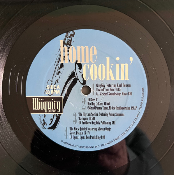 Various - Home Cookin' | Ubiquity (URLP 001) - 3 Various - Home Cookin' | Ubiquity (URLP 001) - 3