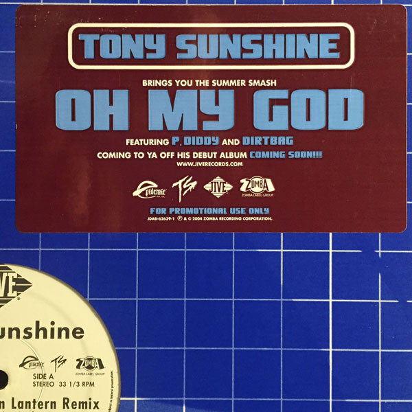 Tony Sunshine - Oh My God (Green Lantern Remix) | Jive (JDAB-64703-1) - 4