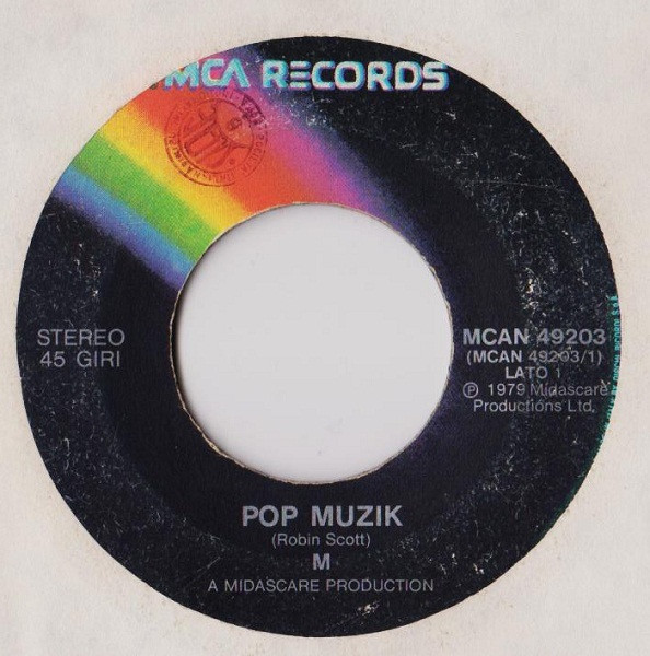 M - Pop Muzik | MCA Records (MCAN 49203) - 3