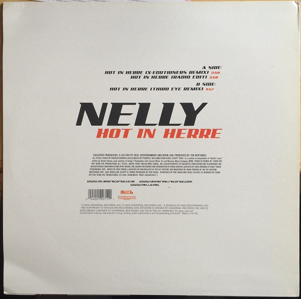 Nelly - Hot In Herre | Universal Records (MCST 40289) - 2