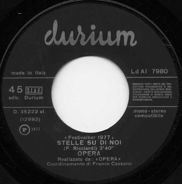 Gli Opera - Stelle Su Di Noi | Durium (Ld AI 7980) - 3