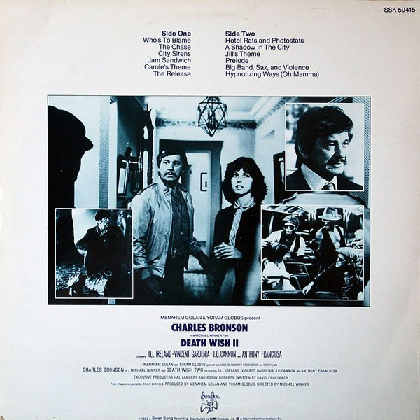 Jimmy Page - Death Wish II (The Original Soundtrack) | Swan Song (SS 59415) - 2