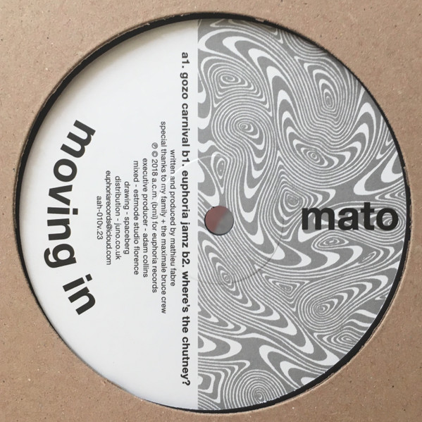 Mato - Moving In | Euphoria Records (AAH-010V.23) - main