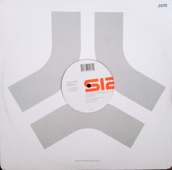 Steve Angello - Simplicity EP | Size Records (SIZE 001) - 3