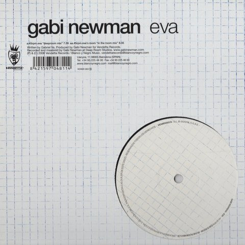 Gabi Newman - Eva | Vendetta Records (VENMX 683 (N)) - main Gabi Newman - Eva | Vendetta Records (VENMX 683 (N)) - main