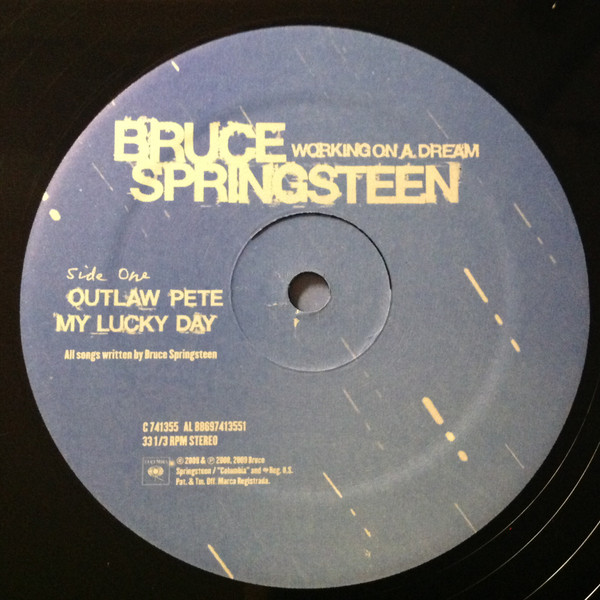 Bruce Springsteen - Working On A Dream LP | Columbia (88697 41355 1) - 3 Bruce Springsteen - Working On A Dream LP | Columbia (88697 41355 1) - 3