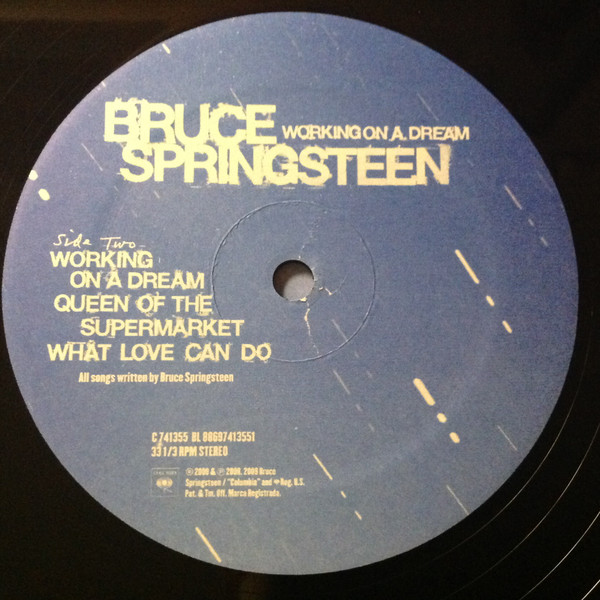 Bruce Springsteen - Working On A Dream LP | Columbia (88697 41355 1) - 4 Bruce Springsteen - Working On A Dream LP | Columbia (88697 41355 1) - 4
