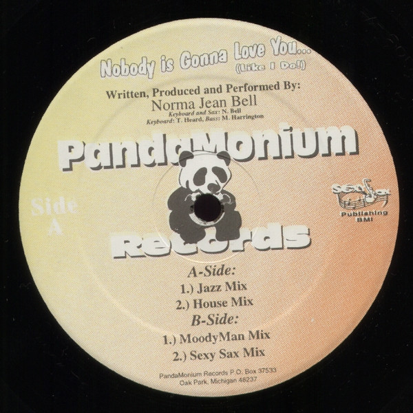 Norma Jean Bell - Nobody Is Gonna Love You... (Like I Do!) (Remixes) | Pandamonium (PR 04) - main