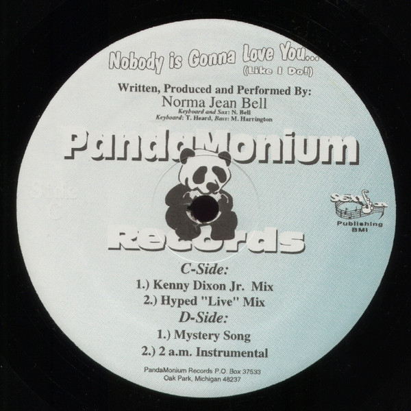 Norma Jean Bell - Nobody Is Gonna Love You... (Like I Do!) (Remixes) | Pandamonium (PR 04) - 2