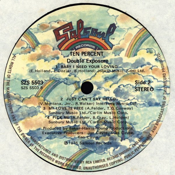 Double Exposure - Ten Percent | Salsoul Records (SZS 5503) - 4 Double Exposure - Ten Percent | Salsoul Records (SZS 5503) - 4