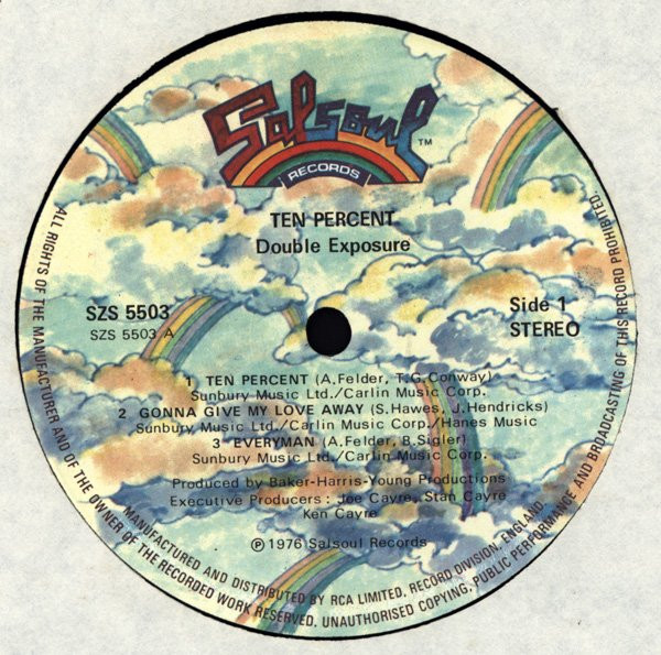 Double Exposure - Ten Percent | Salsoul Records (SZS 5503) - 3 Double Exposure - Ten Percent | Salsoul Records (SZS 5503) - 3