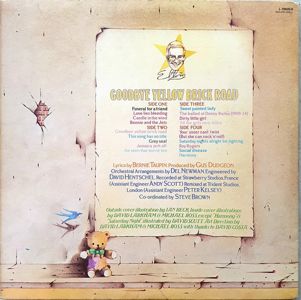 Elton John - Goodbye Yellow Brick Road | DJM Records (L 70025/6) - 2 Elton John - Goodbye Yellow Brick Road | DJM Records (L 70025/6) - 2
