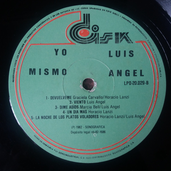 Luis Angel - Yo Mismo | Disk (LPD-20029) - 3 Luis Angel - Yo Mismo | Disk (LPD-20029) - 3