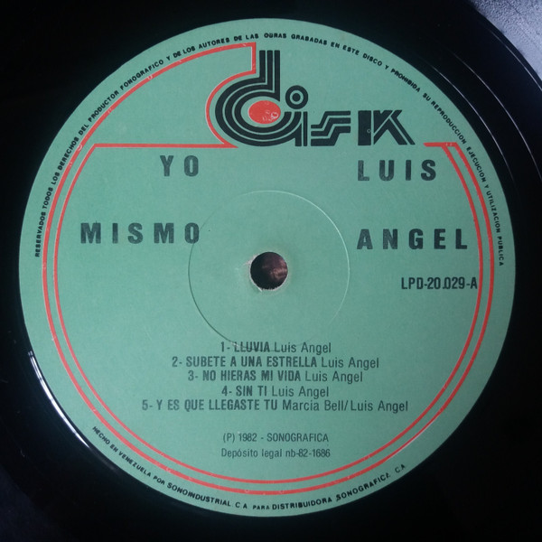 Luis Angel - Yo Mismo | Disk (LPD-20029) - 4 Luis Angel - Yo Mismo | Disk (LPD-20029) - 4