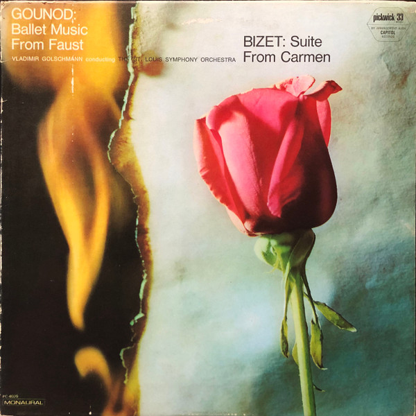 Georges Bizet / Charles Gounod - Vladimir Golschmann Conducting Saint Louis Symphony Orchestra - Suite From Carmen / Ballet Music From Faust | Pickwick/33 Records (SPC-4020) Georges Bizet / Charles Gounod - Vladimir Golschmann Conducting Saint Louis Symphony Orchestra - Suite From Carmen / Ballet Music From Faust | Pickwick/33 Records (SPC-4020)
