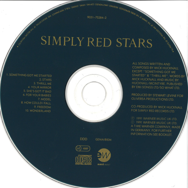 Simply Red - Stars | EastWest (9031-75284-2) - 3 Simply Red - Stars | EastWest (9031-75284-2) - 3