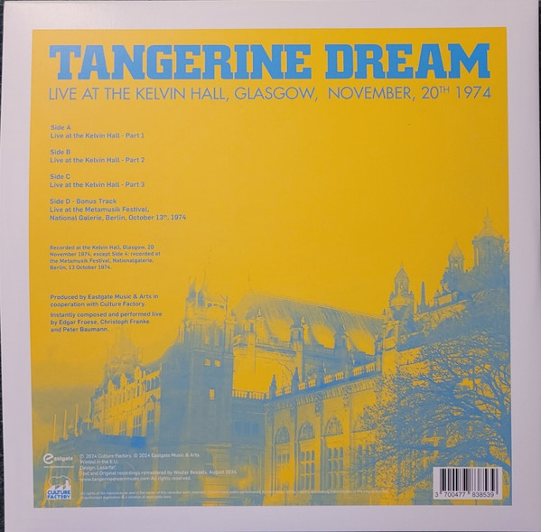 Live At Kelvin Hall, Glasgow, November, 20th 1974
