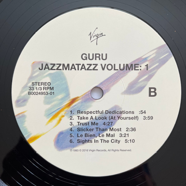 Guru - Jazzmatazz (Volume 1) | Virgin (B0024953-01) - 4 Guru - Jazzmatazz (Volume 1) | Virgin (B0024953-01) - 4