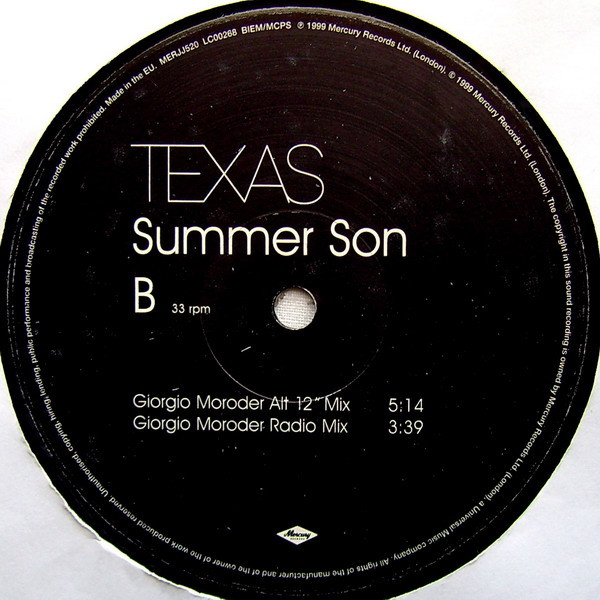 Texas - Summer Son | Mercury (MERJJ520) - 2