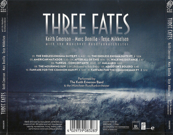 Keith Emerson • Marc Bonilla • Terje Mikkelsen With The Münchner Rundfunkorchester - Three Fates Project | Ear Music (0208328ERE) - 2