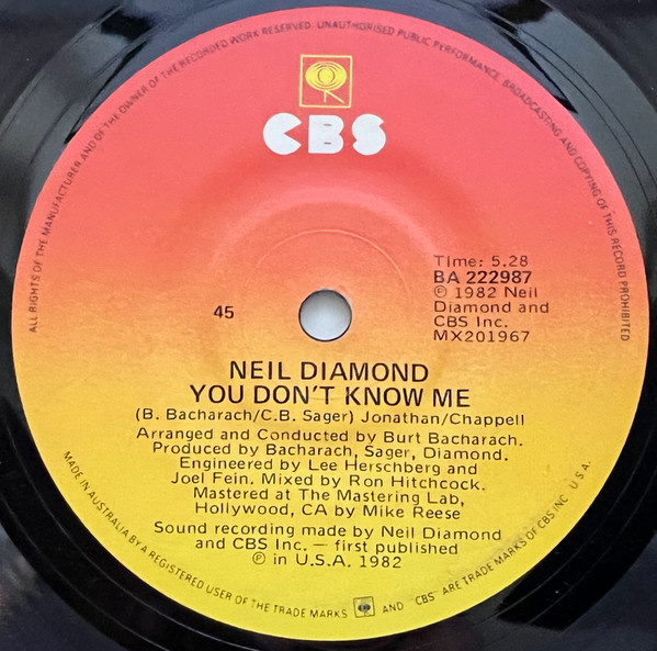 Neil Diamond - Heartlight | CBS (BA 222987) - 2