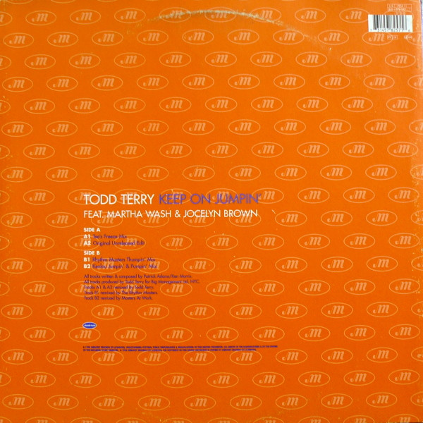 Todd Terry Feat. Martha Wash & Jocelyn Brown - Keep On Jumpin' | Manifesto (FESX 11) - 2
