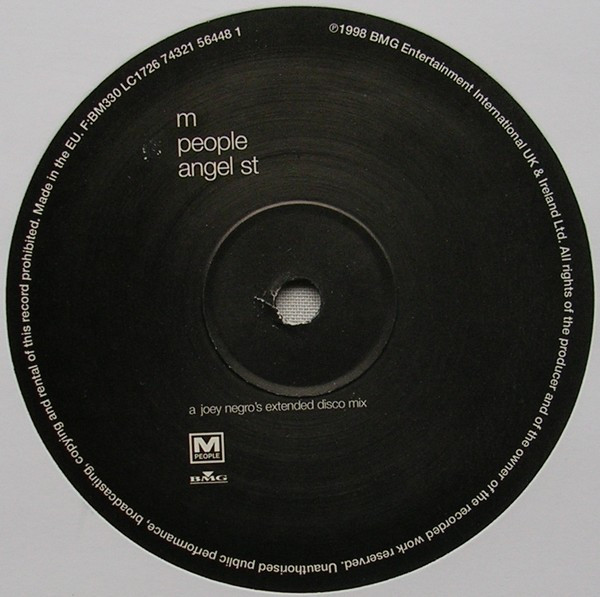 M People - Angel St | M People Records (74321 56448 1) - 3