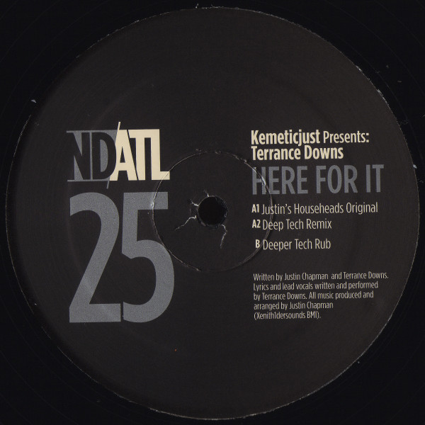 Kemetic Just Presents: Terrance Downs - Here For It | NDATL Muzik (NDATL 025)