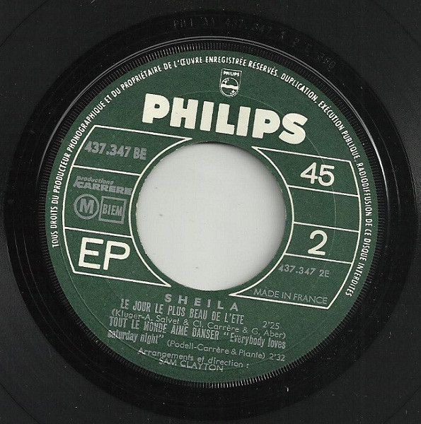 Sheila - Adios Amor | Philips (437.347 BE) - 4