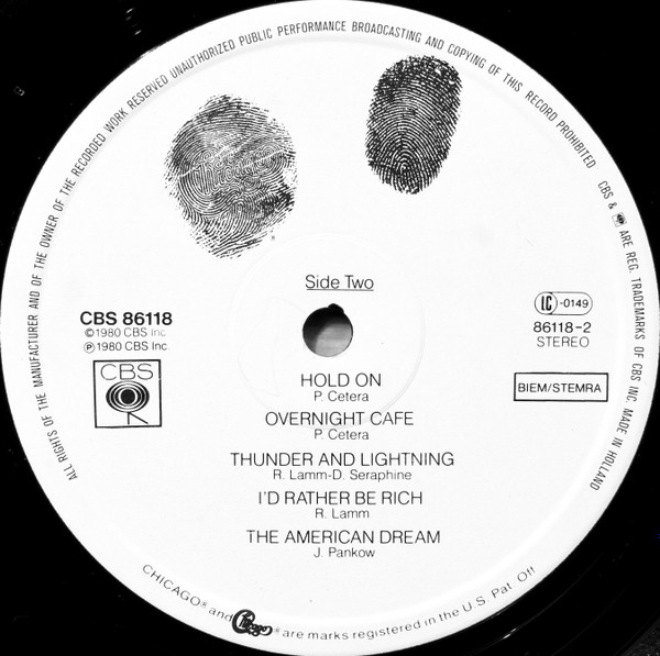 Chicago - Chicago XIV | CBS (CBS 86118) - 4 Chicago - Chicago XIV | CBS (CBS 86118) - 4