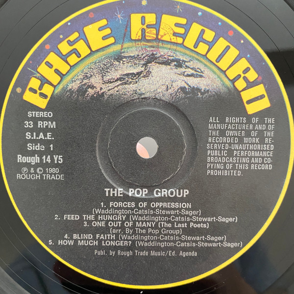 The Pop Group - For How Much Longer Do We Tolerate Mass Murder? | Base Record (Rough 9 Y2) - 4 The Pop Group - For How Much Longer Do We Tolerate Mass Murder? | Base Record (Rough 9 Y2) - 4