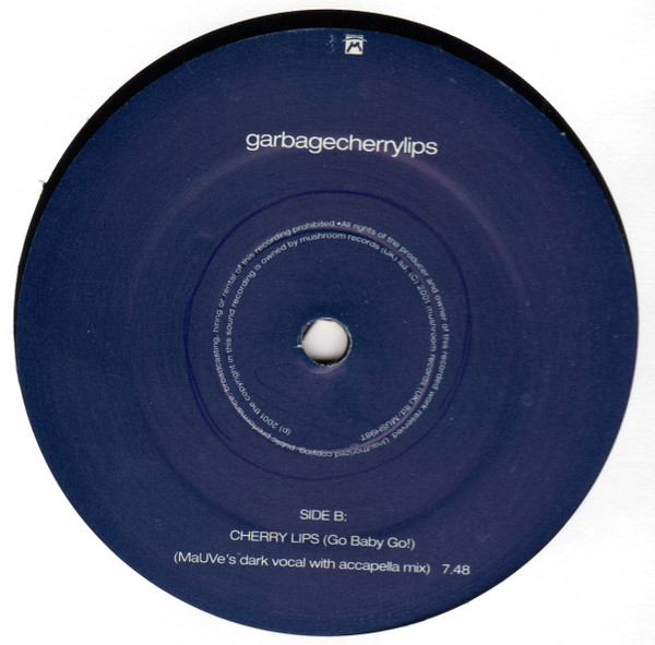 Garbage - Cherry Lips (Remixes) | Mushroom (MUSH98T) - 4