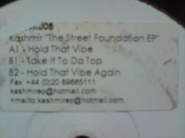 Kashmir - The Street Foundation EP | Spacefunk Recordings (SPANK008) - main