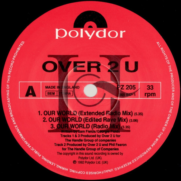 Over 2 U - Our World | Polydor (PZ 205) - 2