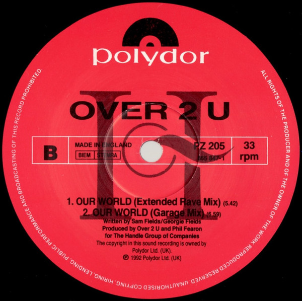 Over 2 U - Our World | Polydor (PZ 205) - 3