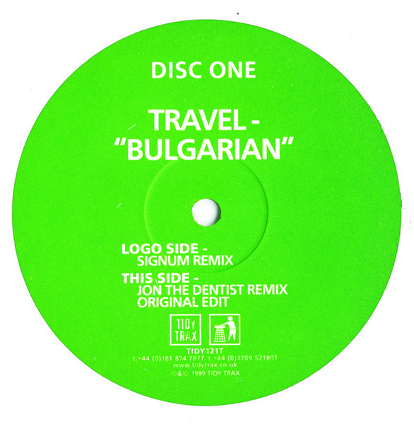 Travel - Bulgarian | Tidy Trax (TIDY121T) - 2