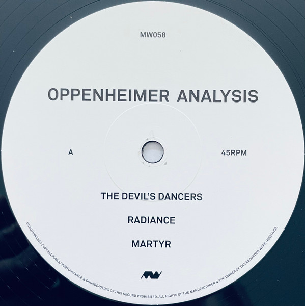 Oppenheimer Analysis - New Mexico | Minimal Wave (MW058) - 2