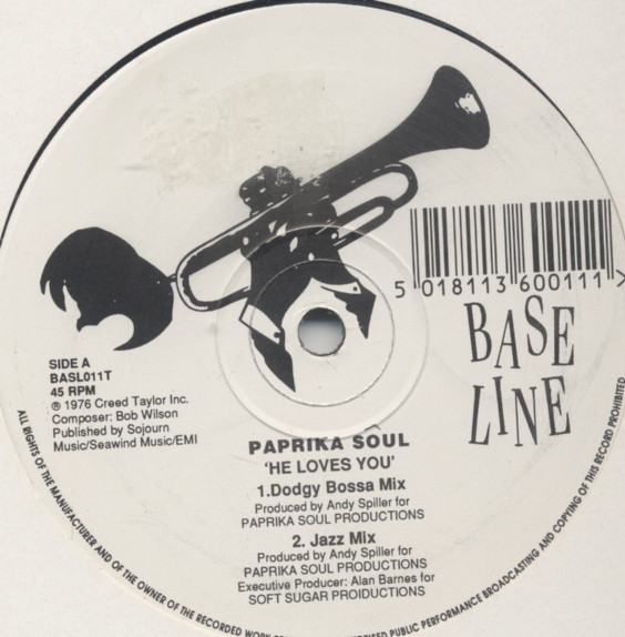Paprika Soul - He Loves You | Baseline Records (BASL 011T)