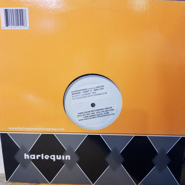 Housekeeperz Feat. Ceevox - Wurkin' (Part 1) | Harlequin Recording Group (HRG 1251-0) - 2