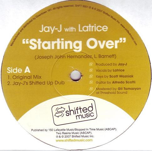Jay-J With Latrice Barnett - Starting Over | Shifted Music (SHFT5001) - 2 Jay-J With Latrice Barnett - Starting Over | Shifted Music (SHFT5001) - 2