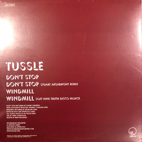 Tussle - Don't Stop | Troubleman Unlimited (TMU 115) - 2 Tussle - Don't Stop | Troubleman Unlimited (TMU 115) - 2