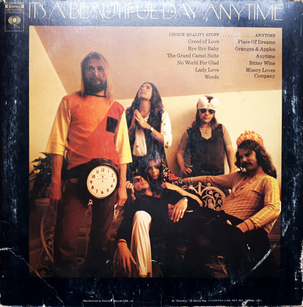 It's A Beautiful Day - Choice Quality Stuff / Anytime | Columbia (KC 30734) - 2