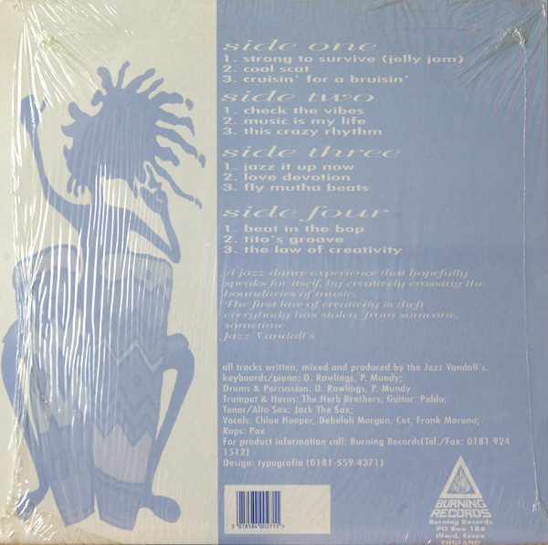 Jazz Vandall's - Pure Vandalism | Burning Records (JVLP002) - 2 Jazz Vandall's - Pure Vandalism | Burning Records (JVLP002) - 2