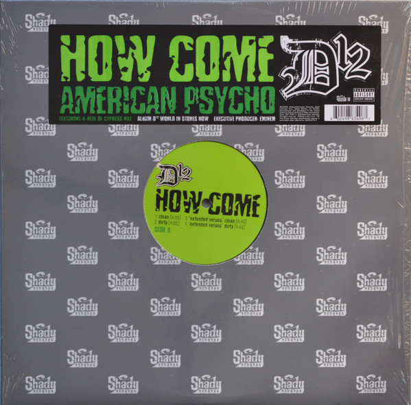 D12 - How Come / American Psycho | Shady Records (B0003270-11)