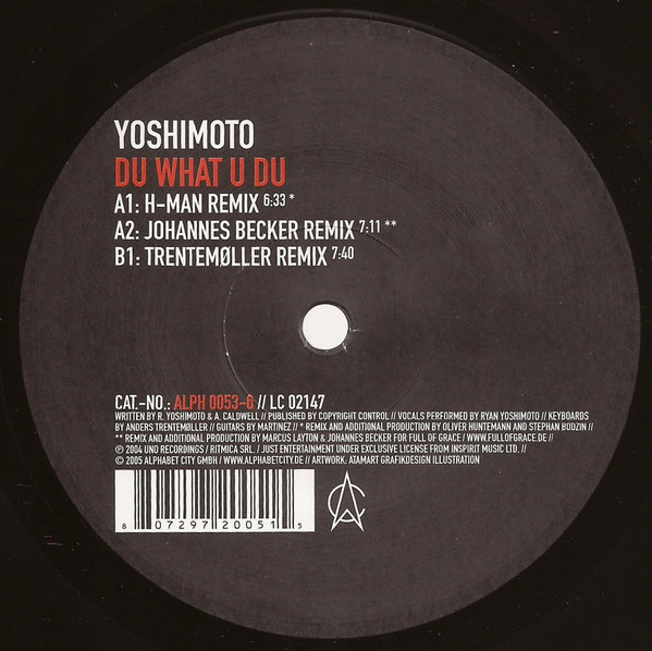 Yoshimoto - Du What U Du | Alphabet City (ALPH 0053-6)