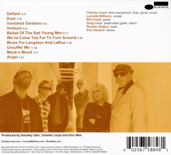 Charles Lloyd & The Marvels + Lucinda Williams - Vanished Gardens | Blue Note (00602567588481) - 2