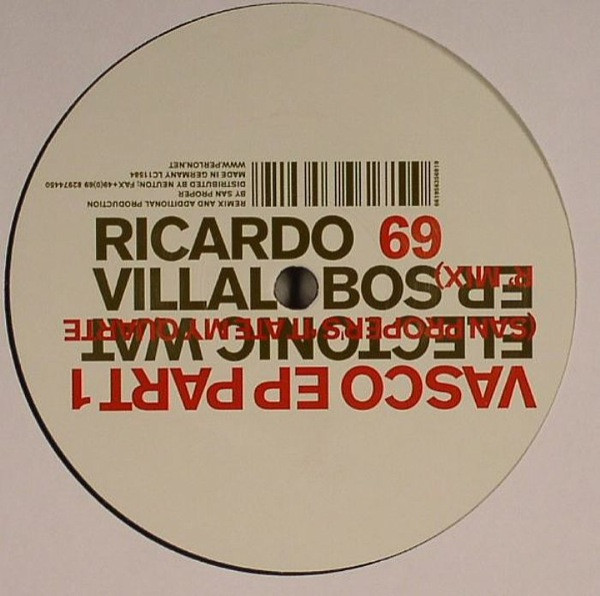 Ricardo Villalobos - Vasco EP Part 1 | Perlon (PERL 69-1) - 2 Ricardo Villalobos - Vasco EP Part 1 | Perlon (PERL 69-1) - 2