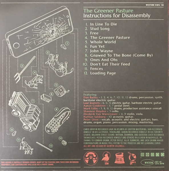 Peter Oren - The Greener Pasture | Western Vinyl (WV206) - 2 Peter Oren - The Greener Pasture | Western Vinyl (WV206) - 2