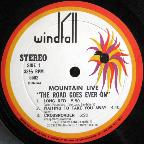 Mountain - Live: The Road Goes Ever On | Windfall Records (5502) - 3 Mountain - Live: The Road Goes Ever On | Windfall Records (5502) - 3